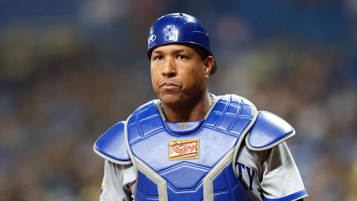 KC Royals catcher Salvador Perez