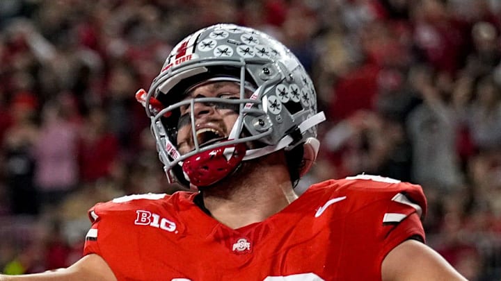 Ohio State Buckeyes tight end Will Kacmarek
