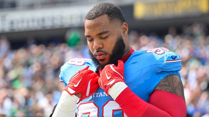 Tennessee Titans defensive tackle Jeffery Simmons Tennessee Titans defensive tackle Jeffery Simmons