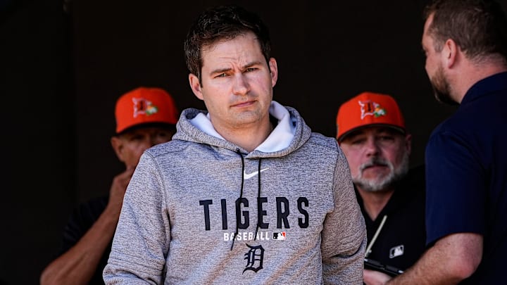 Detroit Tigers president of baseball operations Scott Harris
