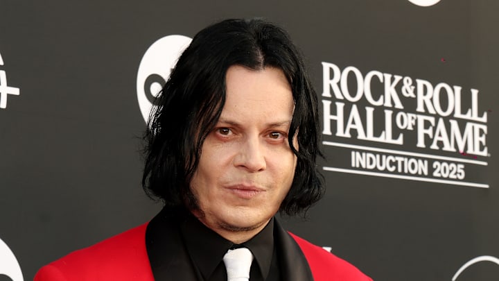 Jack White at the 2025 Rock & Roll Hall Of Fame Induction Ceremony