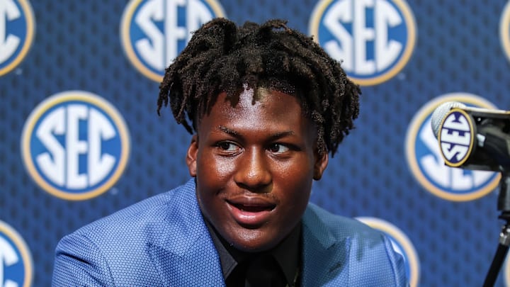 Texas Longhorns linebacker Anthony Hill Jr. answers questions Texas Longhorns linebacker Anthony Hill Jr. answers questions