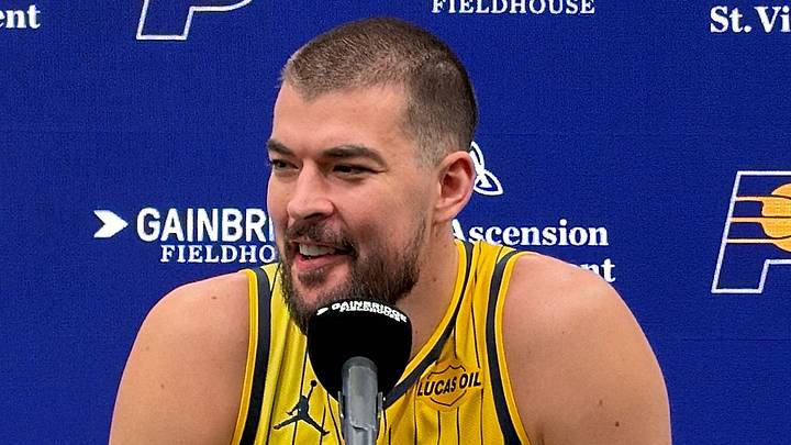 Ivica Zubac at Pacers Media Day Ivica Zubac at Pacers Media Day