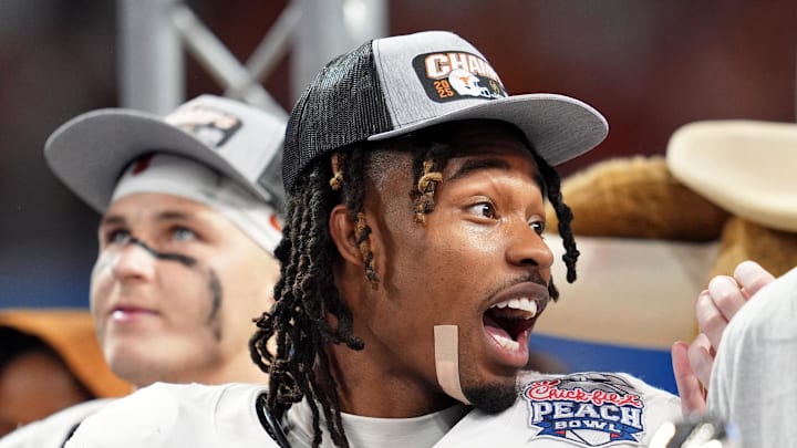 Bond after winning the Peach Bowl. 