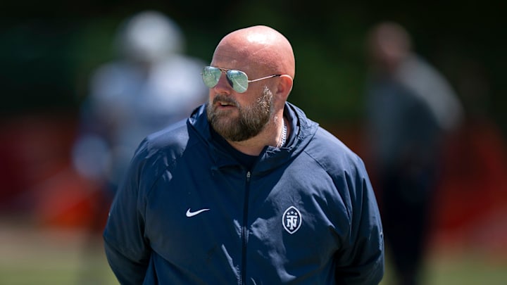 Tennessee Titans offensive coordinator Brian Daboll