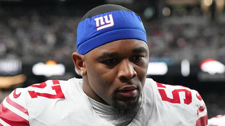 New York Giants - defensive lineman Chauncey Golston New York Giants - defensive lineman Chauncey Golston