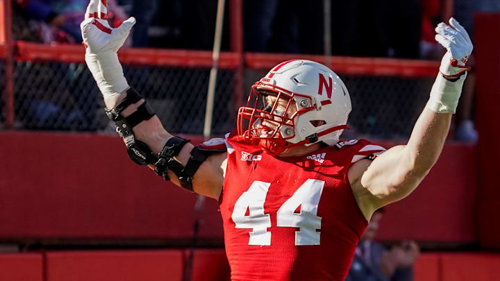 Nebraska's Garrett Nelson during the 2022 season. Nebraska's Garrett Nelson during the 2022 season.