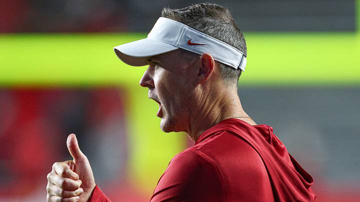 Sep 19, 2026; Piscataway, New Jersey, USA; USC Trojans head coach Lincoln Riley reacts during the second half against the Rutgers Scarlet Knights at SHI Stadium. Mandatory Credit: Vincent Carchietta-Imagn Images Sep 19, 2026; Piscataway, New Jersey, USA; USC Trojans head coach Lincoln Riley reacts during the second half against the Rutgers Scarlet Knights at SHI Stadium. Mandatory Credit: Vincent Carchietta-Imagn Images