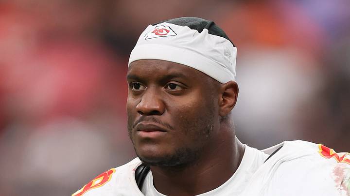 Kansas City Chiefs running back Kenneth Walker walks off the field Kansas City Chiefs running back Kenneth Walker walks off the field