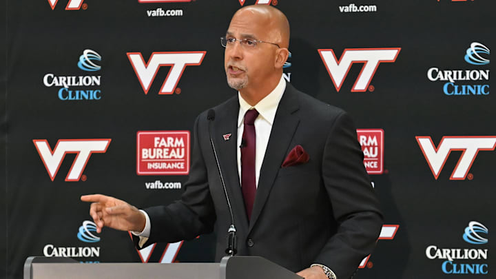 James Franklin speaks after becoming the next head football coach at Virginia Tech.