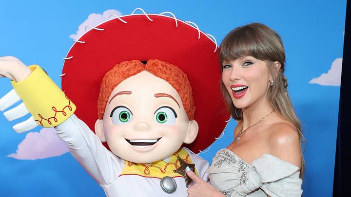 Taylor Swift at the Toy Story 5 Los Angeles World Premiere