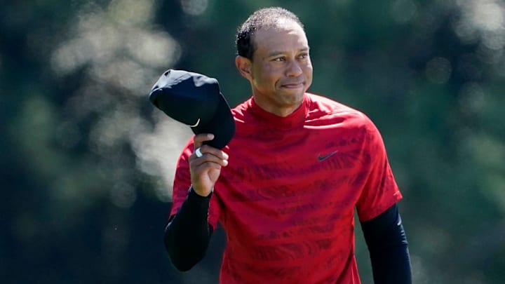 Woods at the 2022 Masters. Woods at the 2022 Masters.
