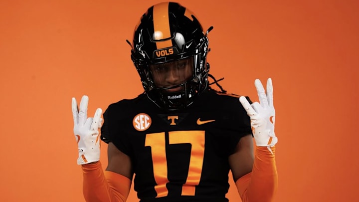 Running back recruit Duane Morris on a visit to Tennessee Volunteers