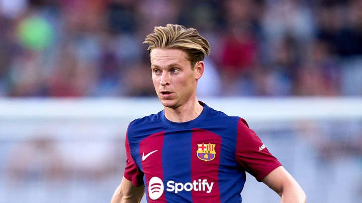 Frenkie de Jong is sidelined with an ankle injury