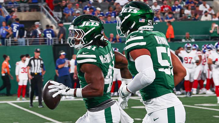 Marcelino McCrary-Ball's interception vs. the Giants may have solidified his future with the Jets. 