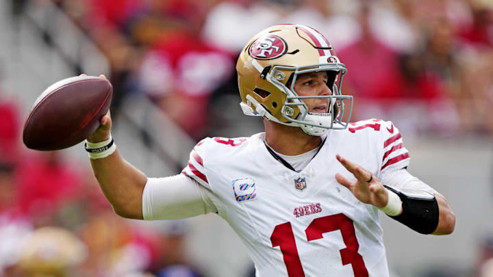 49ers quarterback Brock Purdy felt some toe soreness after the team's Week 4 loss.