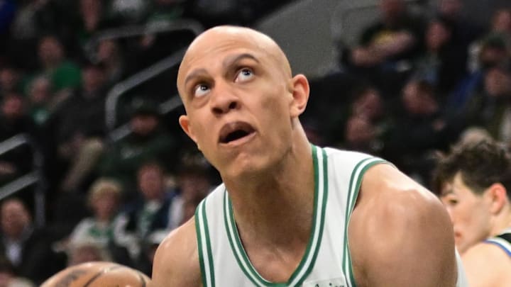Apr 3, 2026; Milwaukee, Wisconsin, USA; Boston Celtics forward Jordan Walsh (27) looks for a shot against Milwaukee Bucks forward Pete Nance (35) in the fourth quarter at Fiserv Forum. Mandatory Credit: Benny Sieu-Imagn Images Apr 3, 2026; Milwaukee, Wisconsin, USA; Boston Celtics forward Jordan Walsh (27) looks for a shot against Milwaukee Bucks forward Pete Nance (35) in the fourth quarter at Fiserv Forum. Mandatory Credit: Benny Sieu-Imagn Images