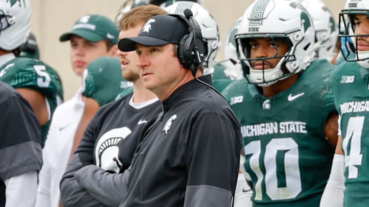 Michigan State Spartans head coach Jonathan Smith 