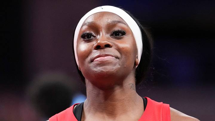 Indiana Fever guard Raven Johnson (3) smiles after the second half of a game at Gainbridge Fieldhouse in Indianapolis. The Indiana Fever defeated the Atlanta Dream, 83-71, on June 4, 2026.