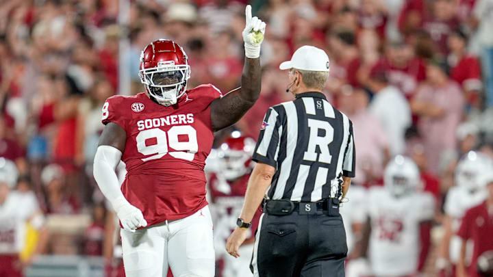 Oklahoma defensive tackle Markus Strong Oklahoma defensive tackle Markus Strong