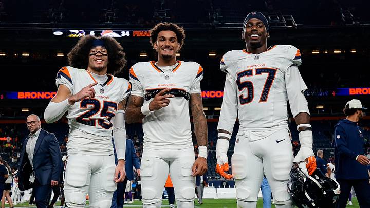 Brent Austin (25) along with wide receiver Dane Key (32) and linebacker Dasan McCullough (57) Brent Austin (25) along with wide receiver Dane Key (32) and linebacker Dasan McCullough (57)