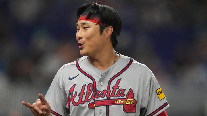Atlanta Braves shortstop Ha-Seong Kim Atlanta Braves shortstop Ha-Seong Kim