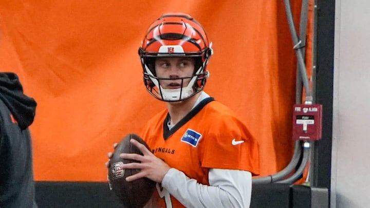 Bengals quarterback Joe Burrow was a full participant at practice on Wednesday. Bengals quarterback Joe Burrow was a full participant at practice on Wednesday.