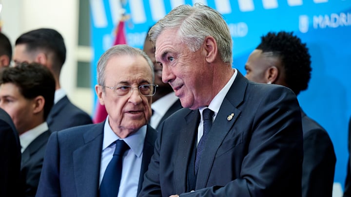 Carlo Ancelotti et Florentino Perez Carlo Ancelotti et Florentino Perez