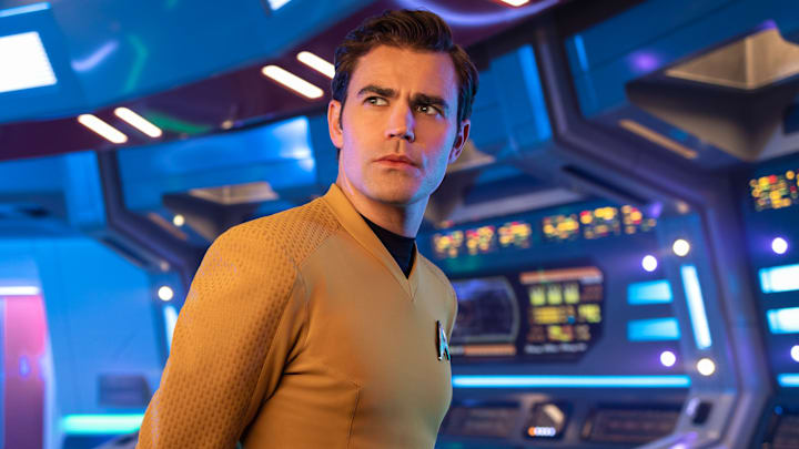 Paul Wesley as Kirk in Star Trek: Strange New Worlds, streaming on Paramount+, 2023. Photo Cr: Kharen Hill/Paramount+
