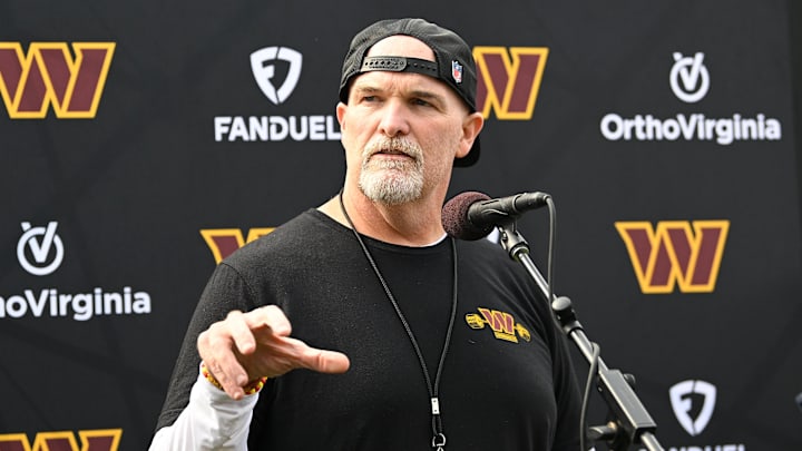 Washington Commanders head coach Dan Quinn.
