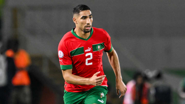 Achraf Hakimi est la star de la sélection marocaine. Achraf Hakimi est la star de la sélection marocaine.