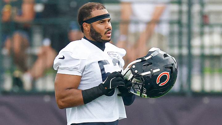 Chicago Bears linebacker T.J. Edwards Chicago Bears linebacker T.J. Edwards