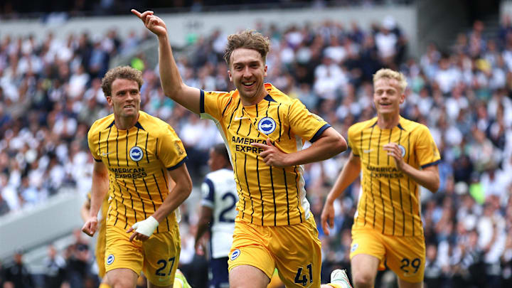 Brighton fought back in style to thrash Tottenham Hotspur.