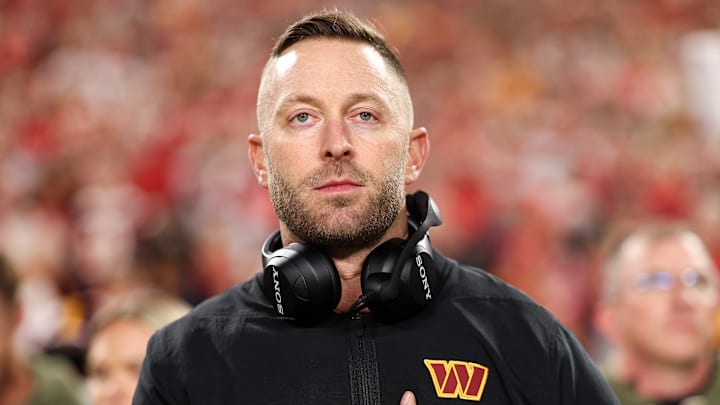 Washington Commanders offensive coordinator Kliff Kingsbury Washington Commanders offensive coordinator Kliff Kingsbury