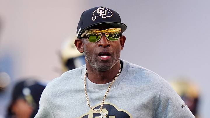 Oct 3, 2026; Boulder, Colorado, USA; Colorado Buffaloes head coach Deion Sanders before the game against the Texas Tech Red Raiders at Folsom Field. Mandatory Credit: Ron Chenoy-Imagn Images Oct 3, 2026; Boulder, Colorado, USA; Colorado Buffaloes head coach Deion Sanders before the game against the Texas Tech Red Raiders at Folsom Field. Mandatory Credit: Ron Chenoy-Imagn Images