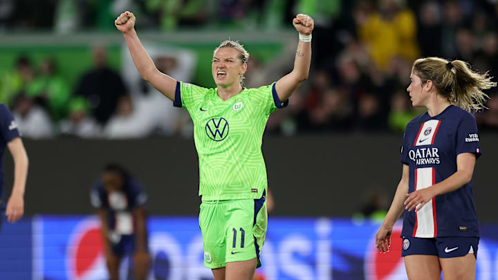 Alexandra Popp's first half goal saw Wolfsburg through Alexandra Popp's first half goal saw Wolfsburg through