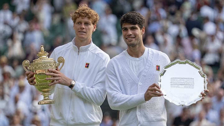 Carlos Alcaraz thinks storied rivalries are “long processes” in tennis. Carlos Alcaraz thinks storied rivalries are “long processes” in tennis.