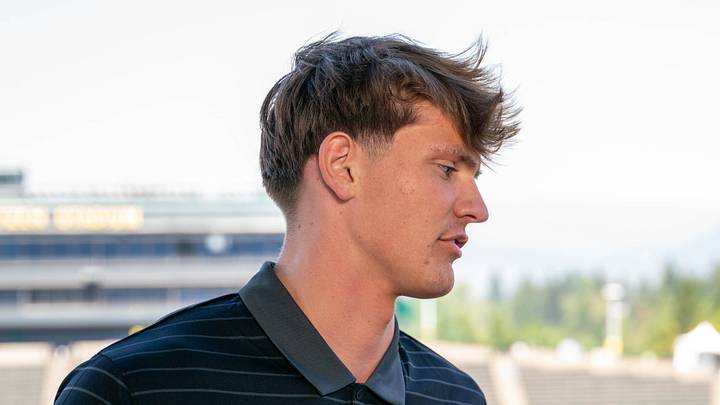 Oregon Ducks tight end Andrew Olesh Oregon Ducks tight end Andrew Olesh