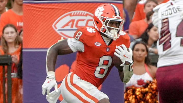 Adam Randall posted 112 rushing yards and one touchdown on 21 carries in Clemson's 27-16 win over Troy.