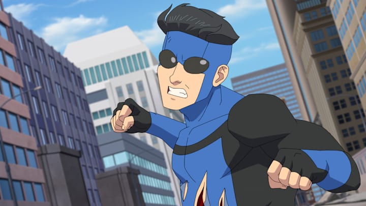 Invincible (Steven Yeun) in Invincible season 4.