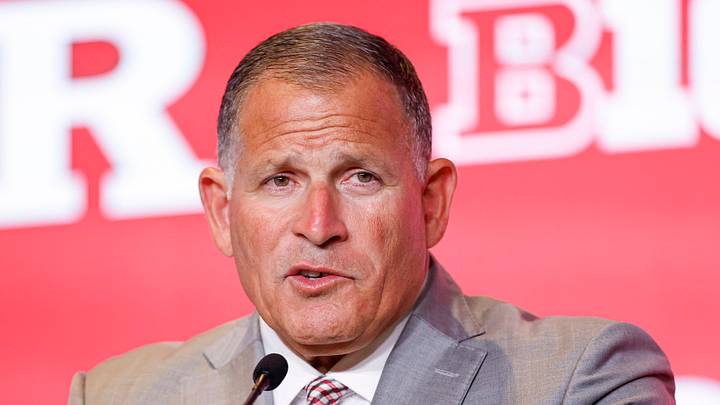 Jul 28, 2026; Chicago, IL, USA; Rutgers Football head coach Greg Schiano speaks during Media Days at Hilton Chicago. Mandatory Credit: Kamil Krzaczynski-Imagn Images Jul 28, 2026; Chicago, IL, USA; Rutgers Football head coach Greg Schiano speaks during Media Days at Hilton Chicago. Mandatory Credit: Kamil Krzaczynski-Imagn Images