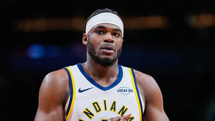 Feb 8, 2026; Toronto, Ontario, CAN; Indiana Pacers forward Jarace Walker (5) looks on against the Toronto Raptors at Scotiabank Arena. Mandatory Credit: Kevin Sousa-Imagn Images Feb 8, 2026; Toronto, Ontario, CAN; Indiana Pacers forward Jarace Walker (5) looks on against the Toronto Raptors at Scotiabank Arena. Mandatory Credit: Kevin Sousa-Imagn Images