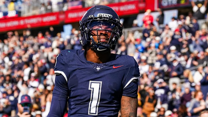 UConn Huskies wide receiver Skyler Bell