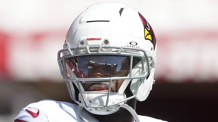 Sep 27, 2026; Santa Clara, California, USA; Arizona Cardinals running back Jeremiyah Love (4) before the game against the San Francisco 49ers at Levi's Stadium. Mandatory Credit: Darren Yamashita-Imagn Images Sep 27, 2026; Santa Clara, California, USA; Arizona Cardinals running back Jeremiyah Love (4) before the game against the San Francisco 49ers at Levi's Stadium. Mandatory Credit: Darren Yamashita-Imagn Images