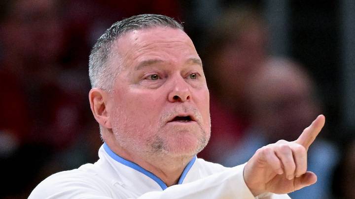 Oct 18, 2026; Indianapolis, IN, USA; North Carolina Tar Heels head coach Michael Malone instructs his team against the Indiana Hoosiers during the first half at Gainbridge Fieldhouse. Mandatory Credit: Robert Goddin-Imagn Images Oct 18, 2026; Indianapolis, IN, USA; North Carolina Tar Heels head coach Michael Malone instructs his team against the Indiana Hoosiers during the first half at Gainbridge Fieldhouse. Mandatory Credit: Robert Goddin-Imagn Images