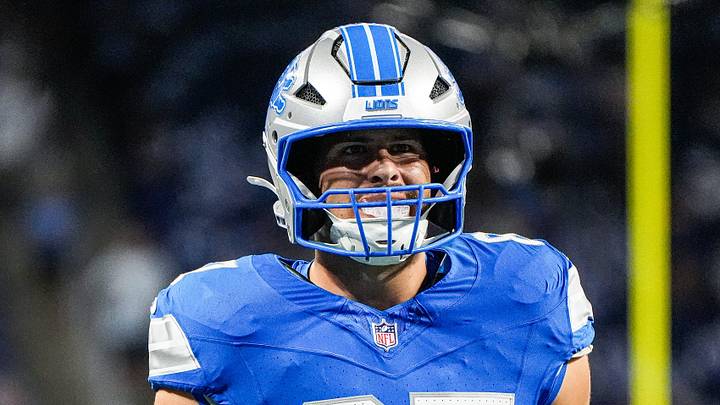 Detroit Lions tight end Sam LaPorta (87)
