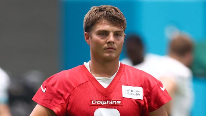 Miami Dolphins quarterback Zach Wilson