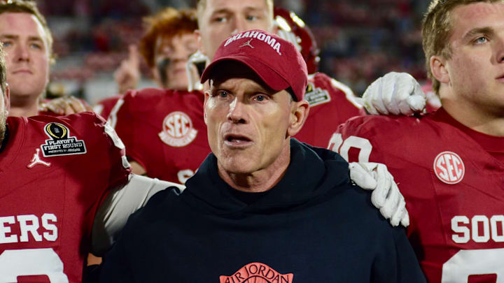 Oklahoma coach Brent Venables after losing to Alabama in the CFP.