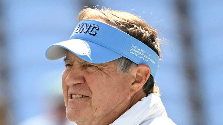 Sep 13, 2025; Chapel Hill, North Carolina, USA; North Carolina Tar Heels head coach Bill Belichick on the field before the game at Kenan Stadium. Mandatory Credit: Bob Donnan-Imagn Images Sep 13, 2025; Chapel Hill, North Carolina, USA; North Carolina Tar Heels head coach Bill Belichick on the field before the game at Kenan Stadium. Mandatory Credit: Bob Donnan-Imagn Images