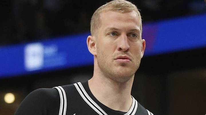 Mar 25, 2026; Memphis, Tennessee, USA; San Antonio Spurs guard Devin Vassell (24) and center Mason Plumlee (45) react during the first quarter against the Memphis Grizzlies at FedExForum. Mandatory Credit: Petre Thomas-Imagn Images Mar 25, 2026; Memphis, Tennessee, USA; San Antonio Spurs guard Devin Vassell (24) and center Mason Plumlee (45) react during the first quarter against the Memphis Grizzlies at FedExForum. Mandatory Credit: Petre Thomas-Imagn Images